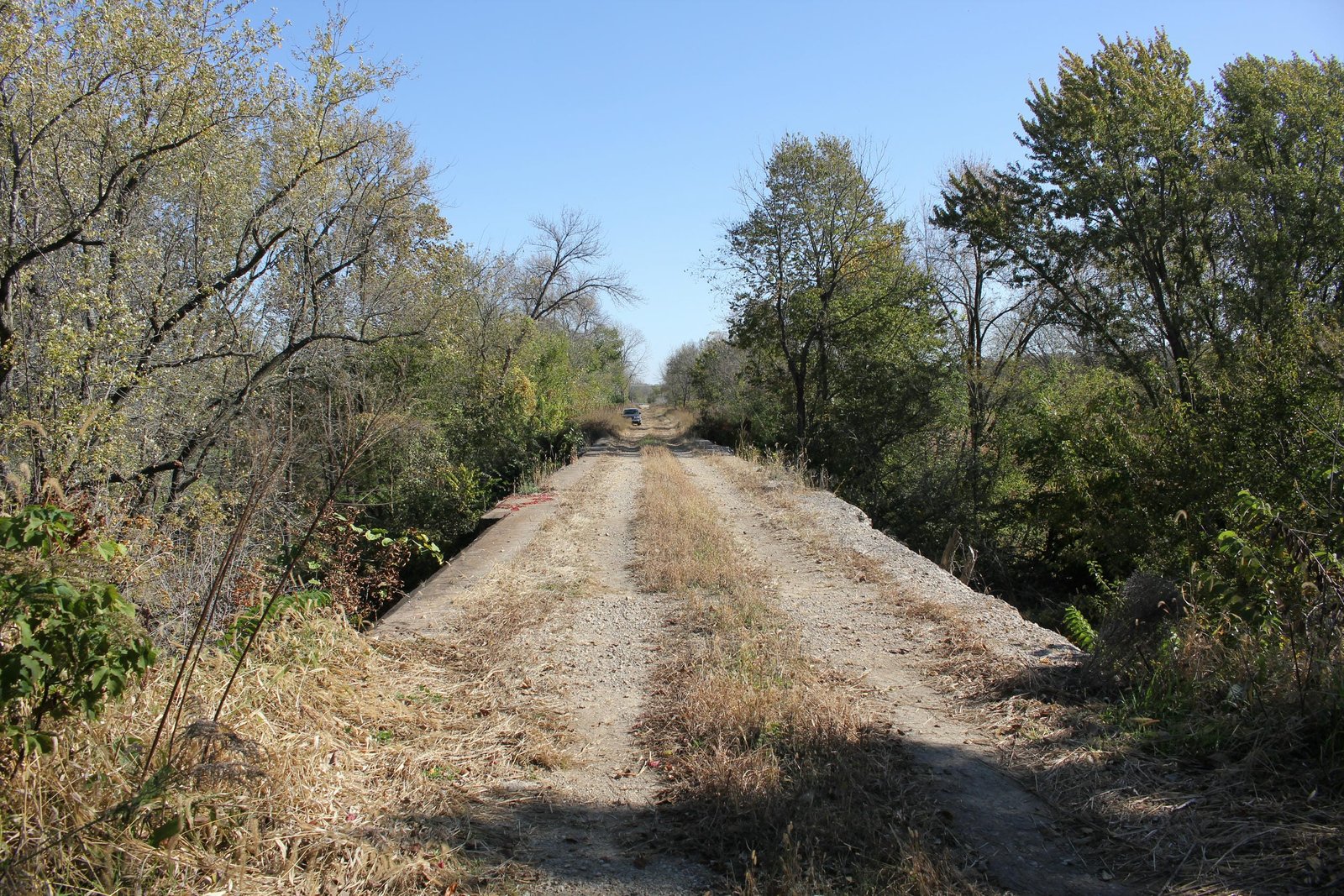 Looking east